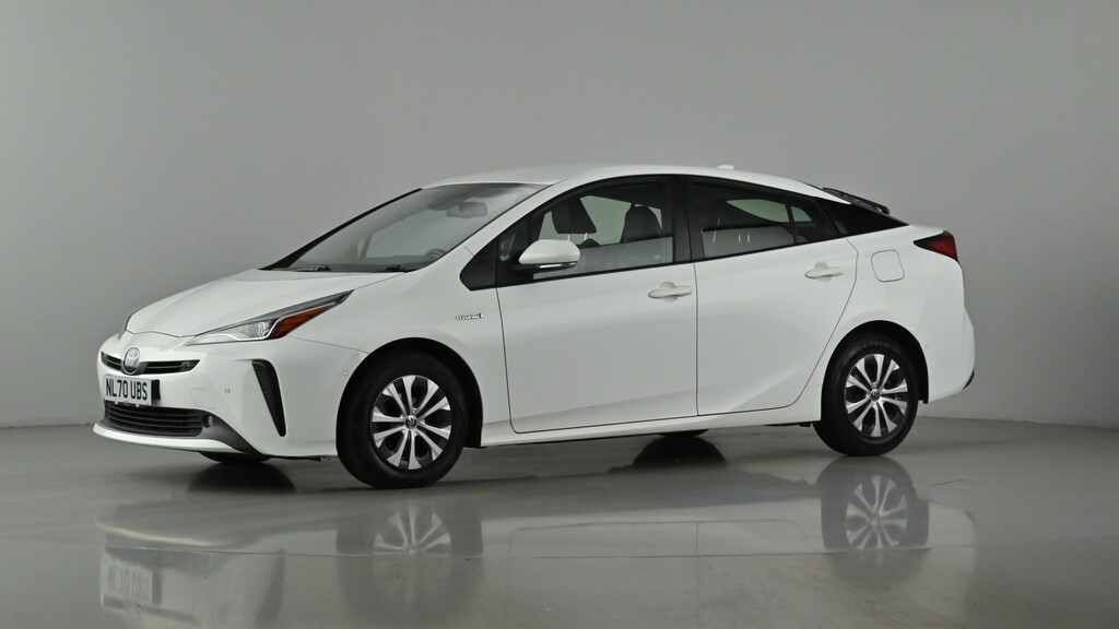 Compare Toyota Prius 1.8 Excel Hybrid NL70UBS White