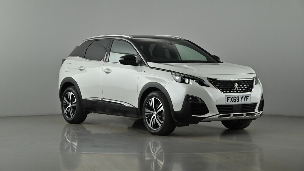 Compare Peugeot 3008 1.5 Bluehdi Gt Line Eat FX69YYF White