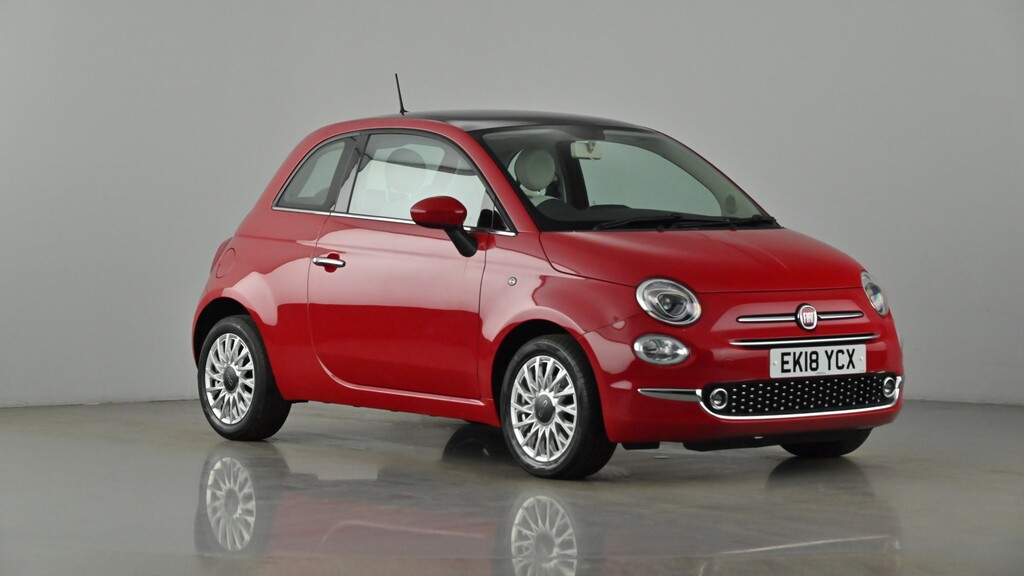 Compare Fiat 500 1.2 Lounge EK18YCX Red