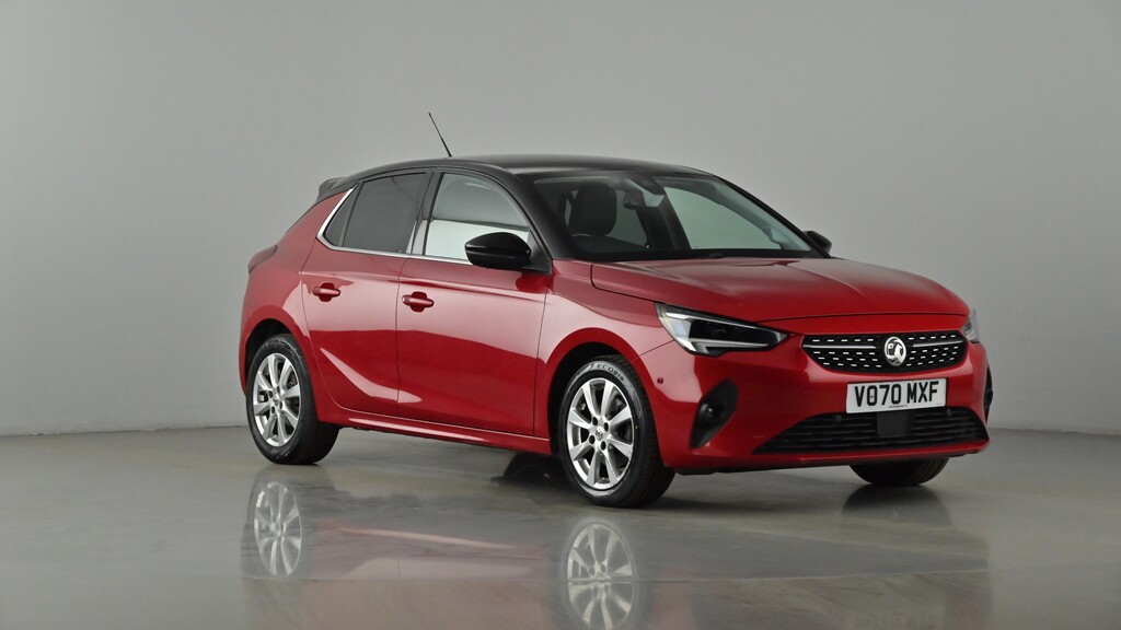 Compare Vauxhall Corsa 1.2 T Elite Nav VO70MXF Red