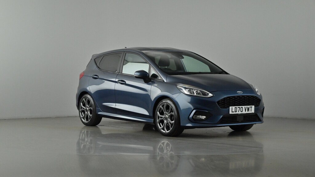 Compare Ford Fiesta 1.0 Ecoboost 125 St-line Edition Mhev LD70VWT Blue