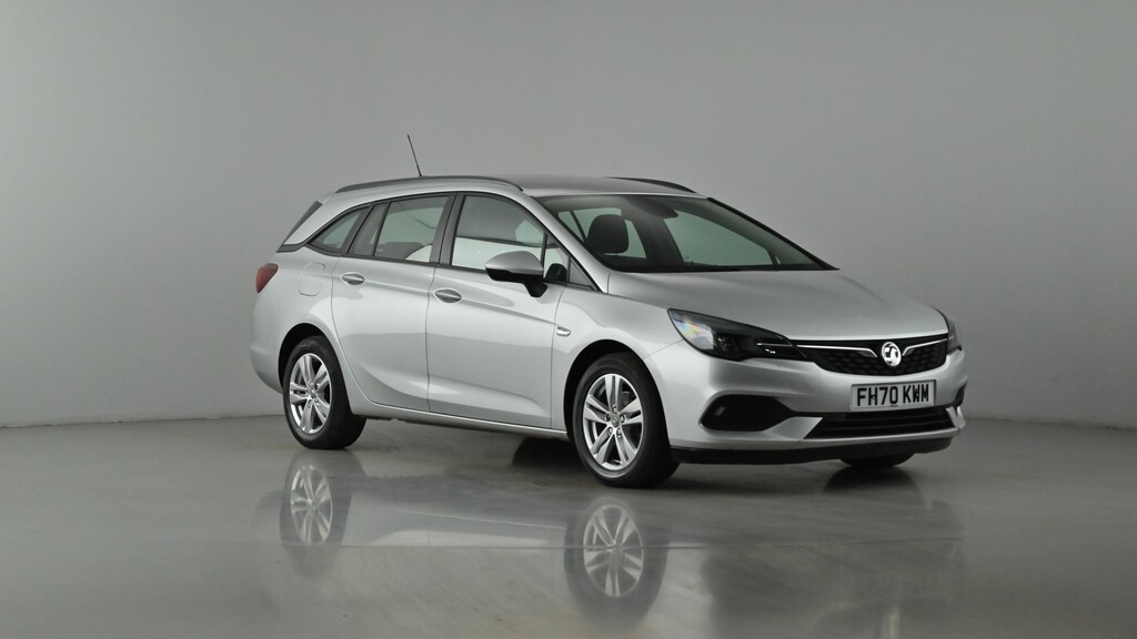 Compare Vauxhall Astra 1.5 T D Business Edition Nav Sports Tourer FH70KWM Silver