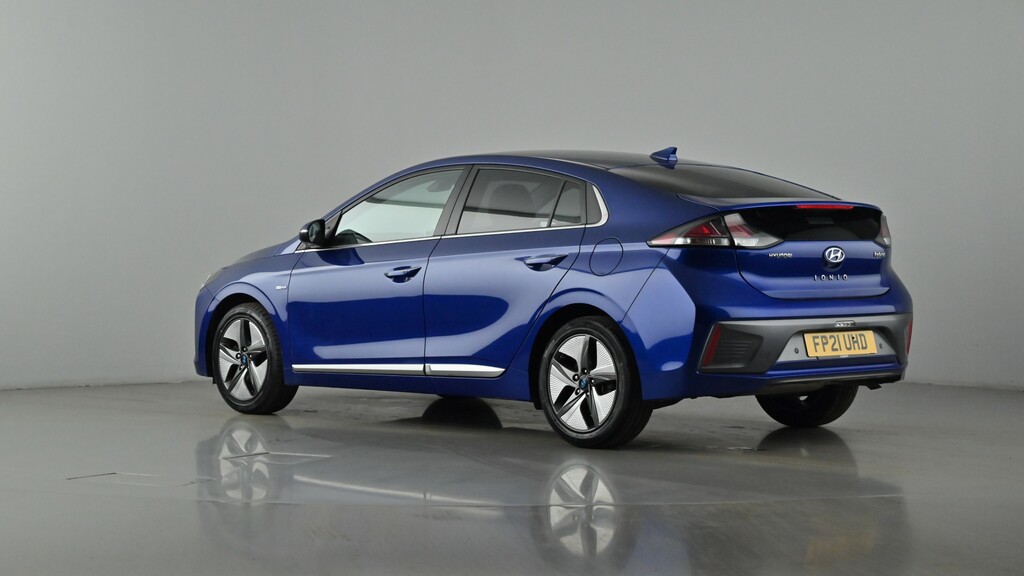 Compare Hyundai Ioniq 1.6 Gdi Premium Se Hybrid Dct FP21UHD Blue