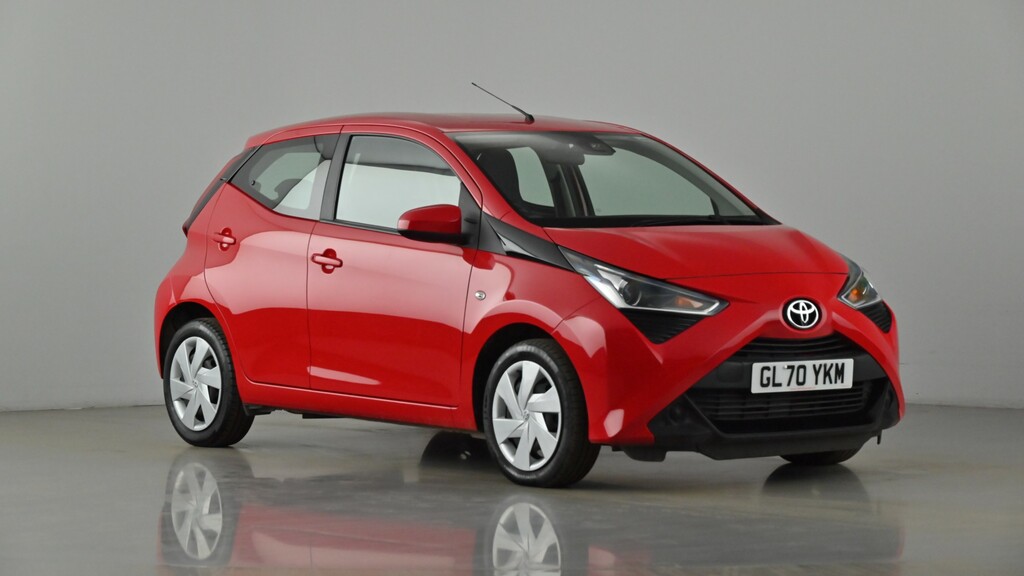Compare Toyota Aygo 1.0 X-play X-shift GL70YKM Red