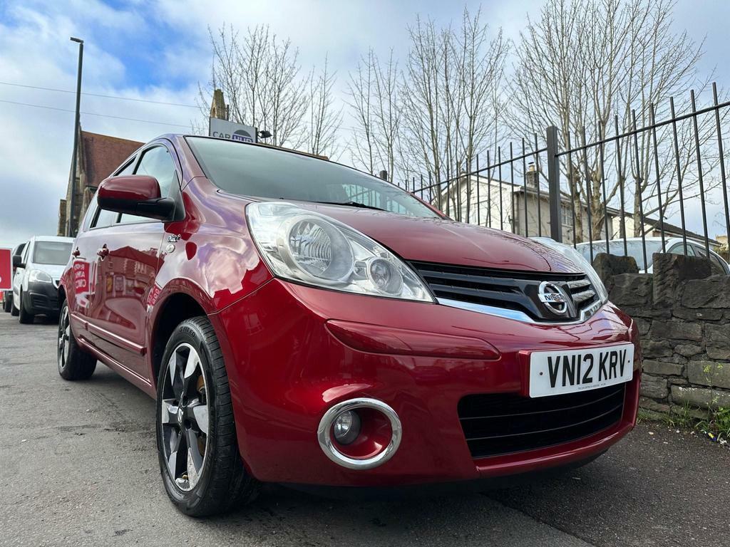 Compare Nissan Note 1.4 16V N-tec Euro 5 VN12KRV Red