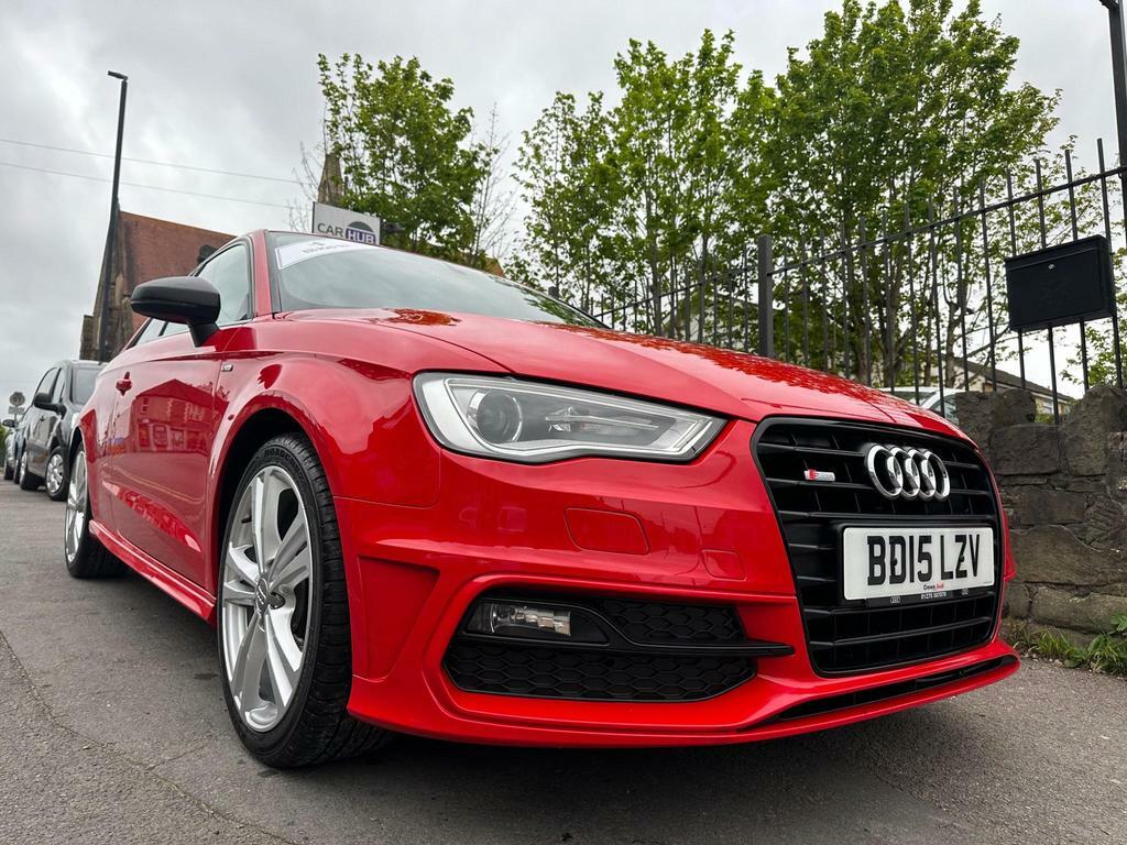 Compare Audi A3 1.2 Tfsi S Line Euro 6 Ss BD15LZV Red