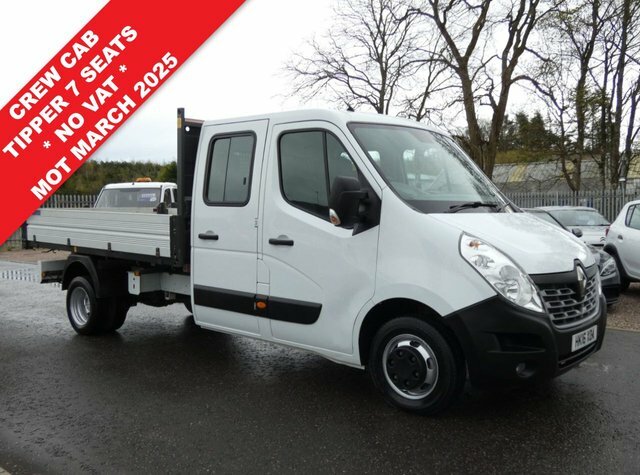 Renault Master 2.3 35 Business Energy Dci Tipper Dcb Crew Cab Lwb White #1