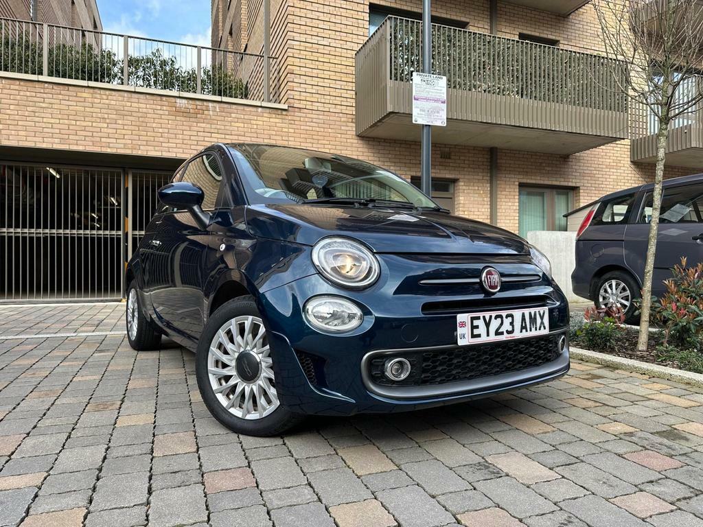 Compare Fiat 500 1.0 Mhev Euro 6 Ss EY23AMX Blue