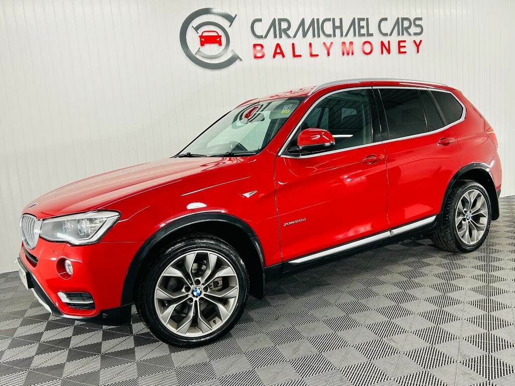 Compare BMW X3 Xdrive20d Xline Step AE13CAM Red