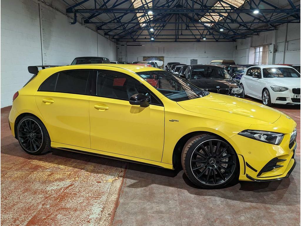Compare Mercedes-Benz A Class 2.0 A35 Amg Executive Spds Dct 4Matic Euro 6 S FH19DFO Yellow
