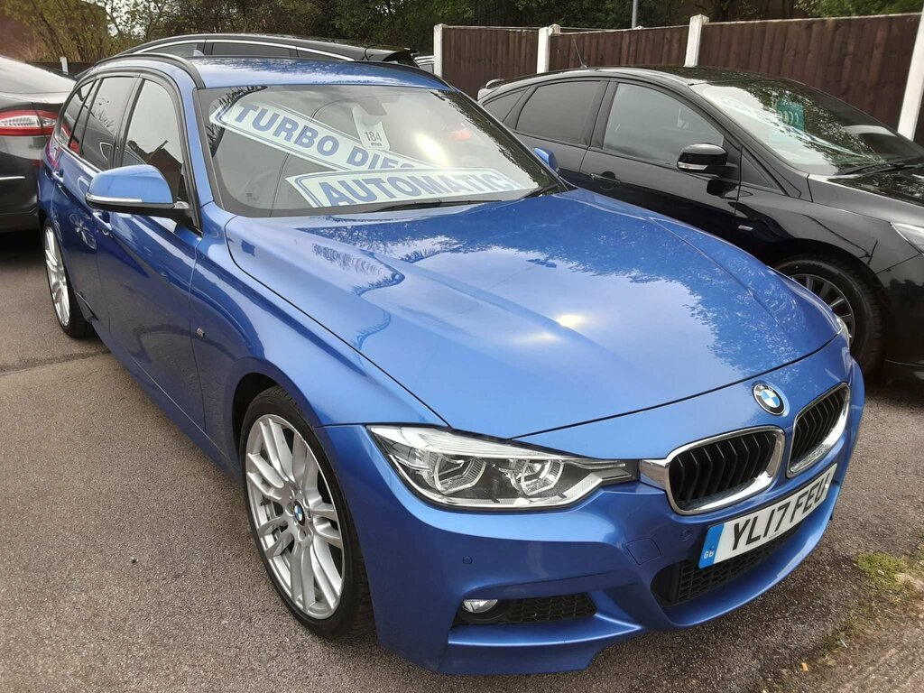 Compare BMW 3 Series 2.0 318D M Sport Touring Euro 6 Ss YL17FEU Blue