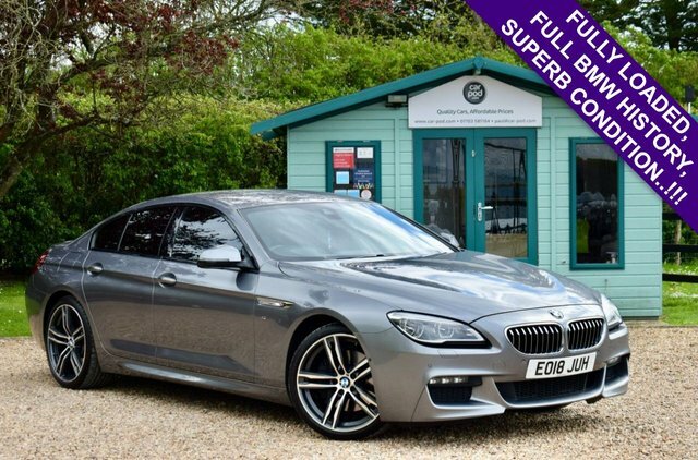 Compare BMW 6 Series Gran Coupe 3.0 640D M Sport Gran Coupe 309 Bhp EO18JUH Grey