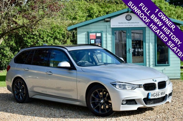 Compare BMW 3 Series 2.0 320D M Sport Touring 188 Bhp HG66NNV Silver