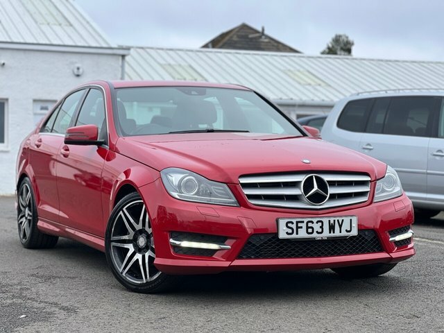 Compare Mercedes-Benz C Class 1.6 C180 Blueefficiency Amg SF63WYJ Red