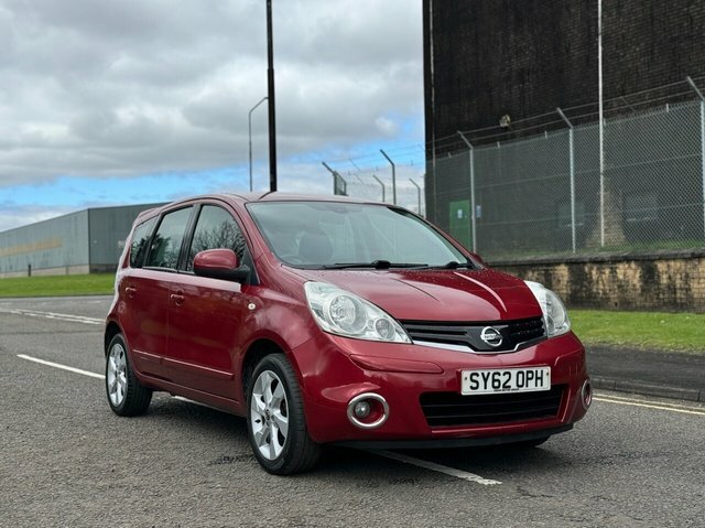 Compare Nissan Note 1.6 Acenta 110 SY62OPH Red