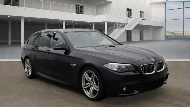Compare BMW 5 Series 2.0 520D M Sport SW17ZGM Black