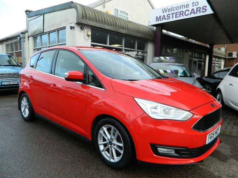 Ford C-Max 1.0 Ecoboost 125 Zetec - Only 53922 Miles 2 Ow Red #1