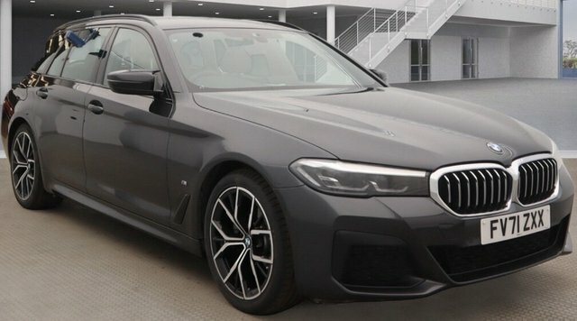 Compare BMW 5 Series 2.0 520D M Sport Touring Mhev 188 Bhp FV71ZXX Grey