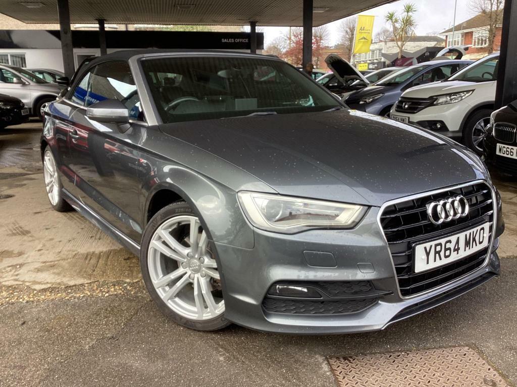 Compare Audi A3 Cabriolet Cabriolet 2.0 Tdi S Line S Tronic Euro 6 Ss YR64MKO Grey