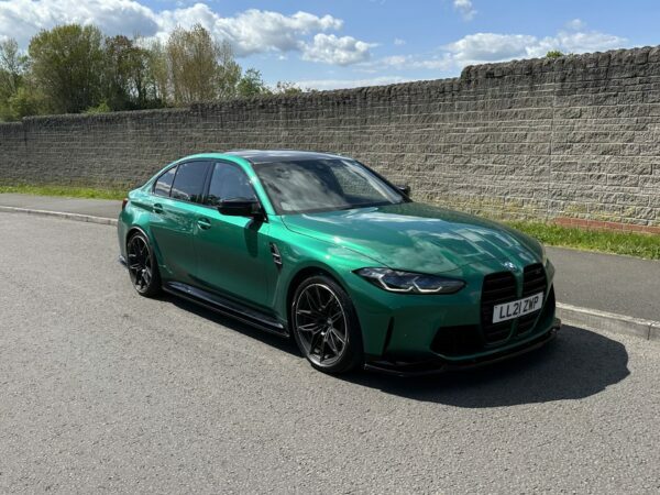 Compare BMW M3 M3 Competition LL21ZWP Green