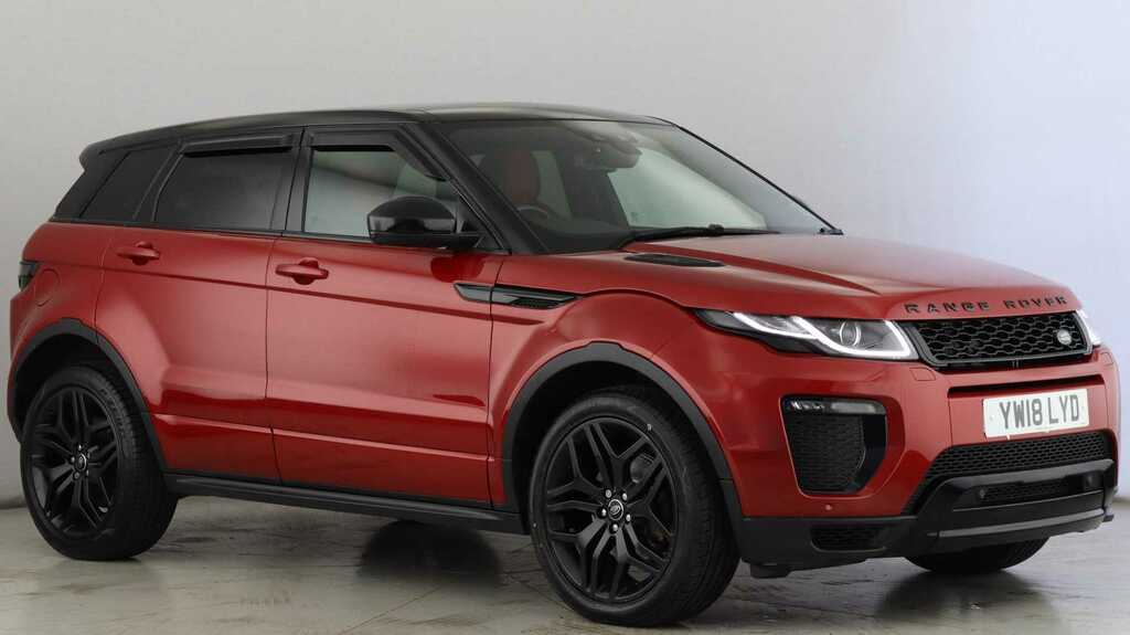 Compare Land Rover Range Rover Evoque Td4 Hse Dynamic YW18LYD Red