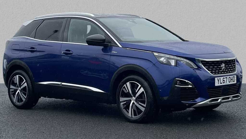 Compare Peugeot 3008 Ss Gt Line YL67OHD Blue
