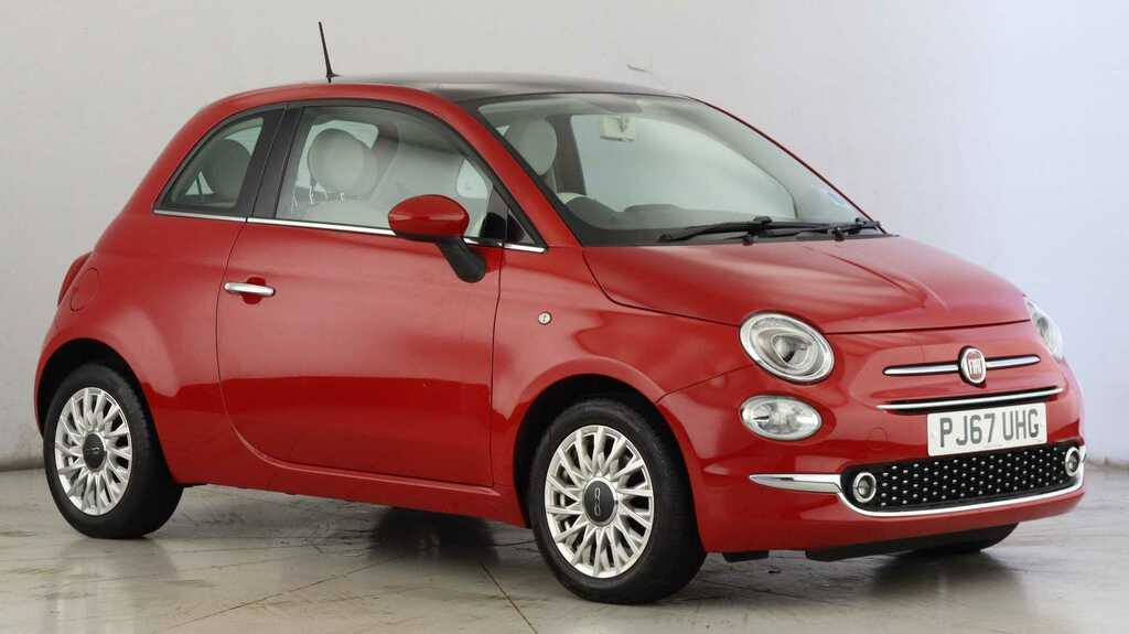 Compare Fiat 500 1.2 Lounge PJ67UHG Red
