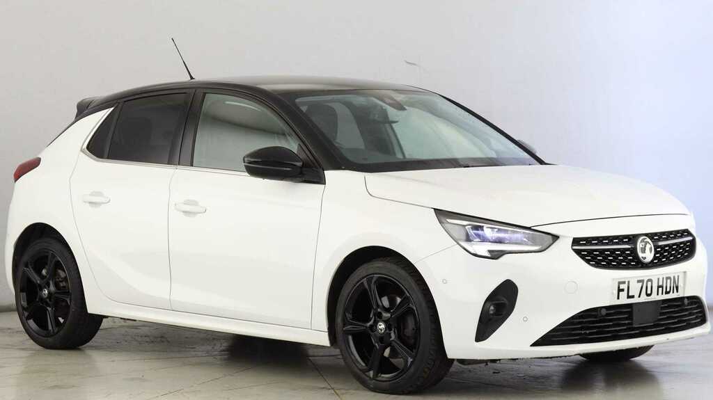 Compare Vauxhall Corsa 1.2 Turbo Elite Nav Premium FL70HDN White