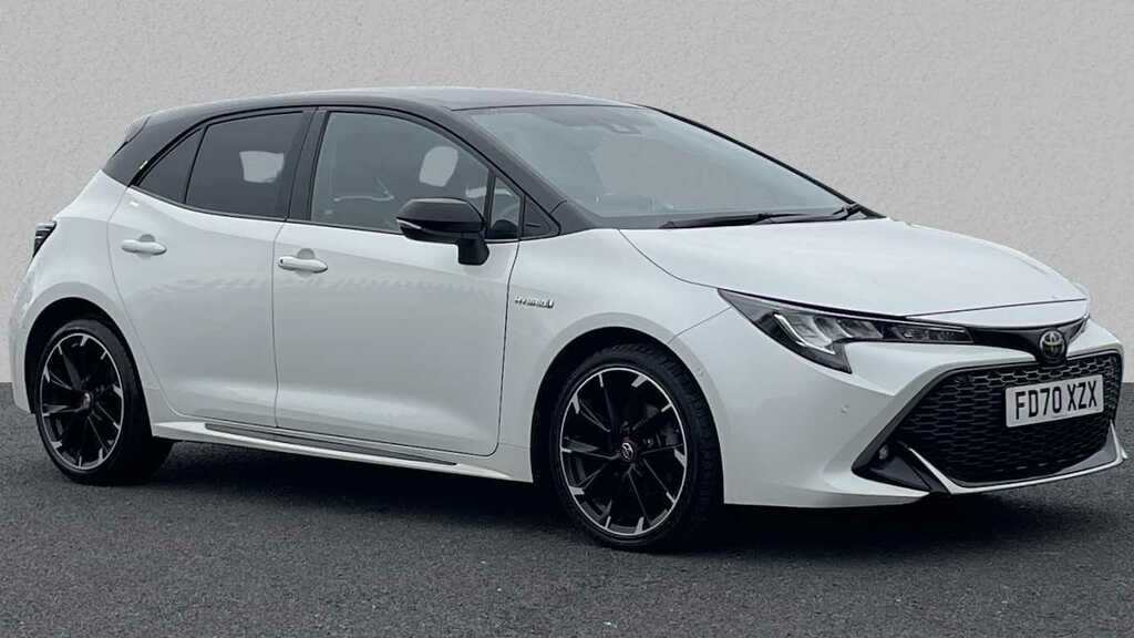Compare Toyota Corolla 1.8 Vvt-i Hybrid Gr Sport Cvt FD70XZX White