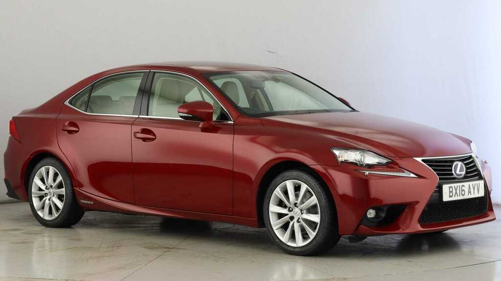Compare Lexus IS 300H Executive Edition Cvt BX16AYV Red