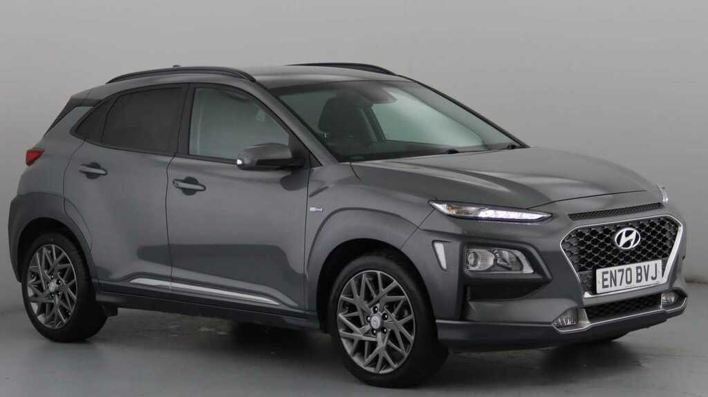 Compare Hyundai Kona 1.6 Gdi Hybrid Premium Dct EN70BVJ Grey