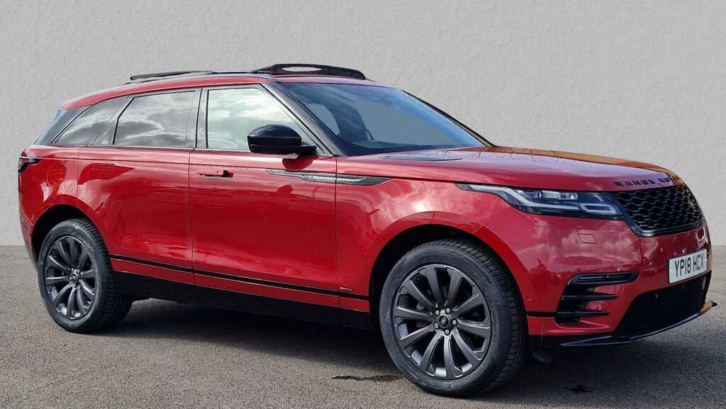 Compare Land Rover Range Rover Velar 2.0 P250 R-dynamic Se YP18HCX Red