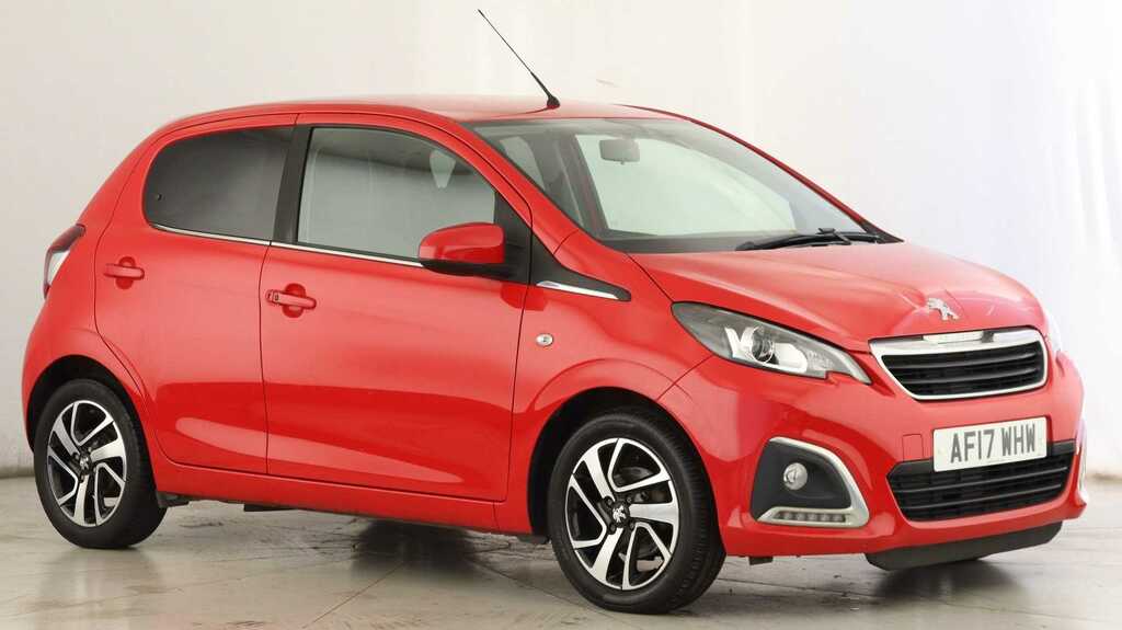 Compare Peugeot 108 1.2 Puretech Allure AF17WHW Red