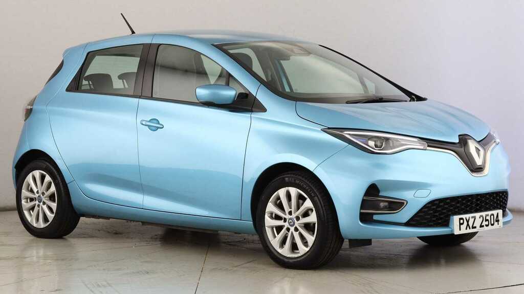 Compare Renault Zoe 100Kw I Iconic R135 50Kwh PXZ2504 Blue