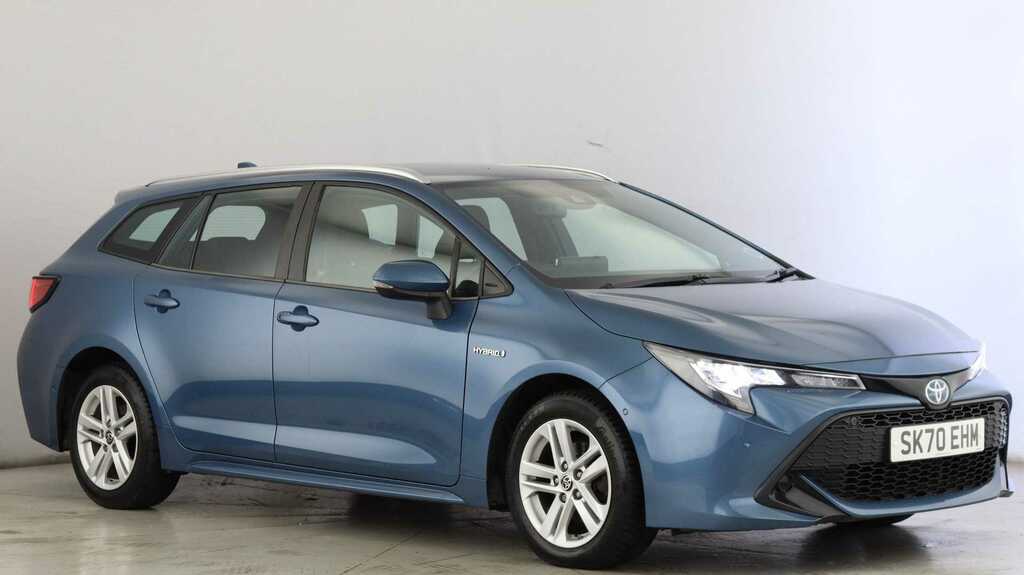 Compare Toyota Corolla 1.8 Vvt-i Hybrid Icon Tech Cvt SK70EHM Blue