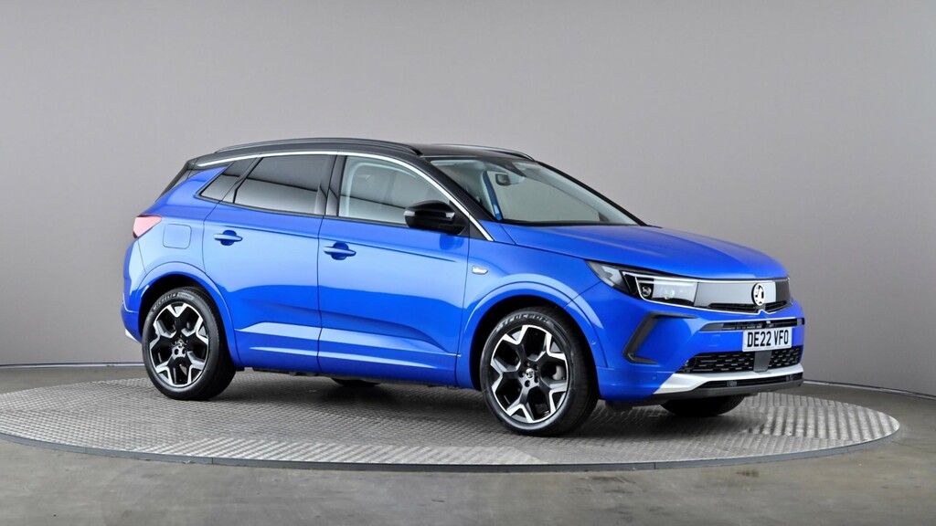 Compare Vauxhall Grandland 1.6 Hybrid Elite DE22VFO Blue