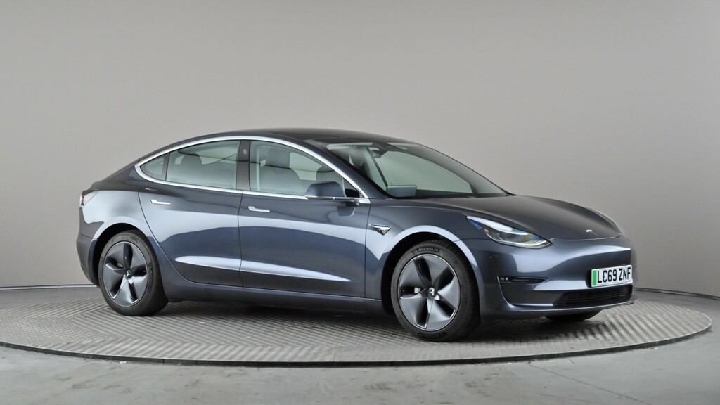 Compare Tesla Model 3 Long Range Awd LC69ZNF Grey