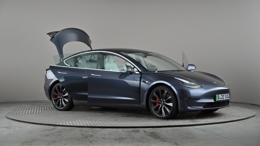 Compare Tesla Model 3 Performance Awd Performance Upgrade BJ20SXG Grey