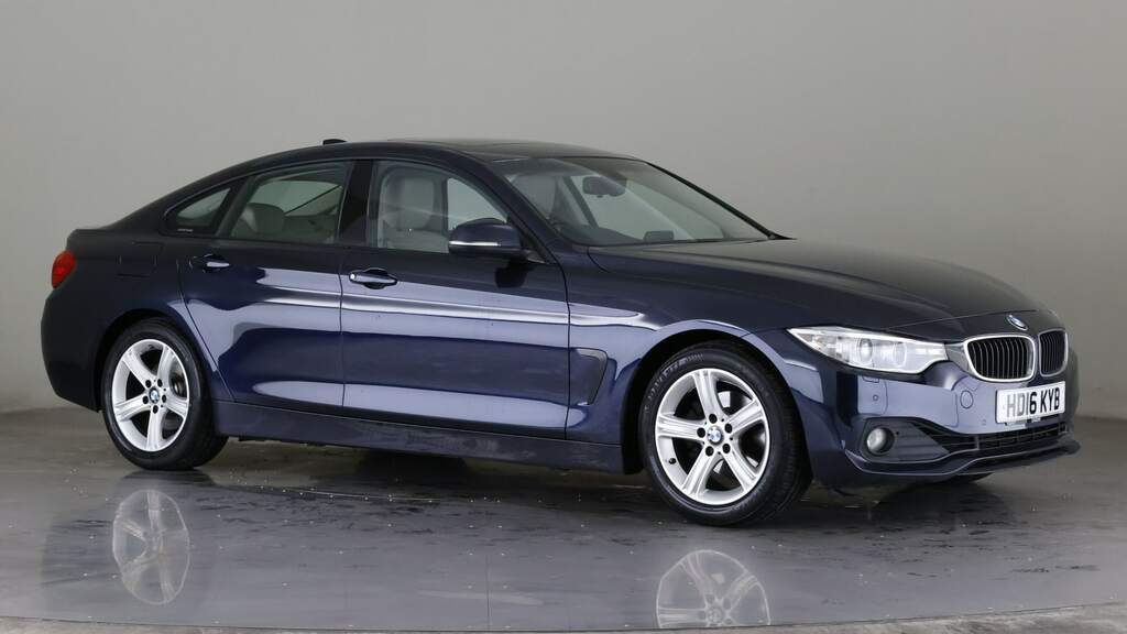 BMW 4 Series 420I Gran Coupe Se Blue #1