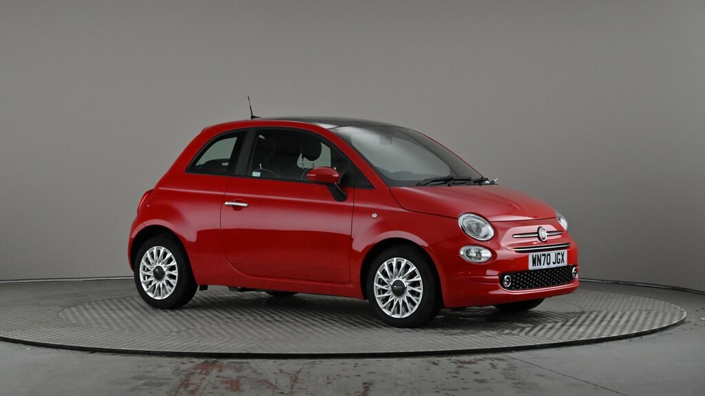 Compare Fiat 500 1.0 Mild Hybrid Lounge WN70JGX Red