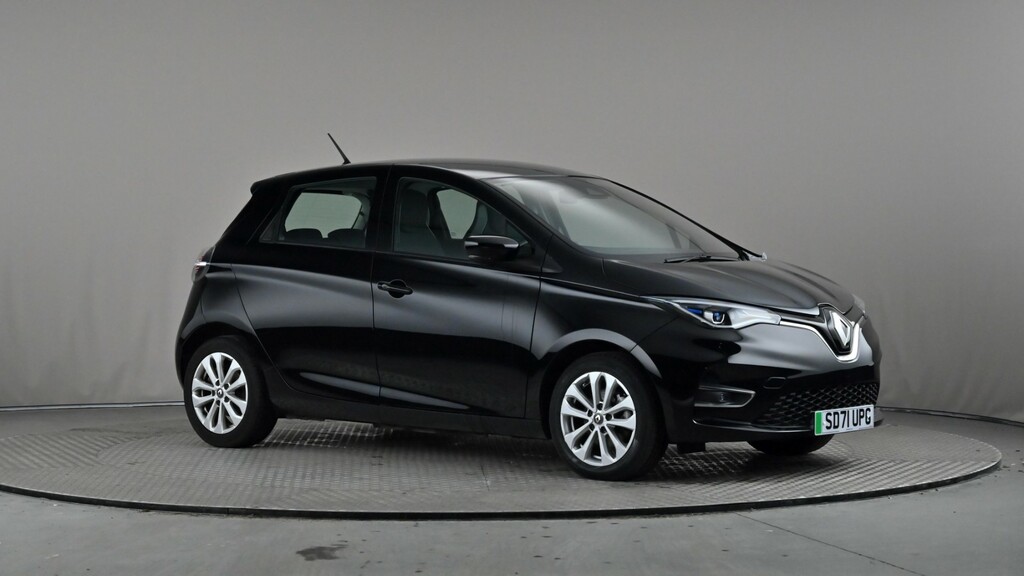 Compare Renault Zoe 100Kw Iconic R135 50Kwh Rapid Charge SD71UPG Black