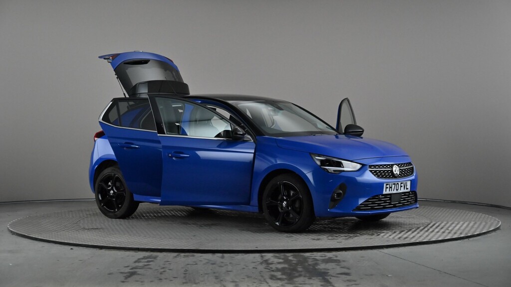 Compare Vauxhall Corsa 1.2 Turbo Elite Nav Premium FH70FVL Blue