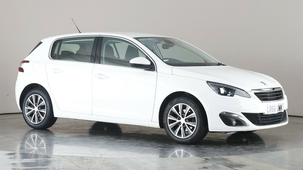 Compare Peugeot 308 1.6 Bluehdi 120 Allure LR66UWK White