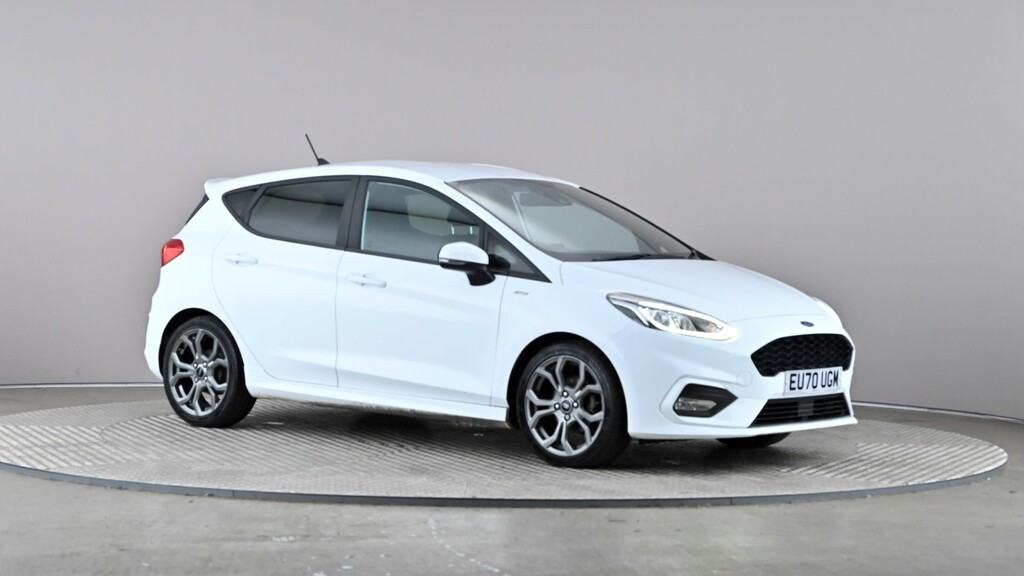 Compare Ford Fiesta 1.0 Ecoboost Hybrid Mhev 125 St-line Edition EU70UGM White