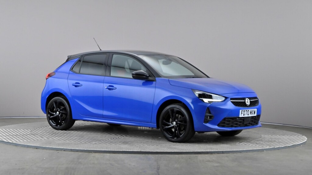 Compare Vauxhall Corsa 1.2 Turbo Sri Premium FD70MXW Blue