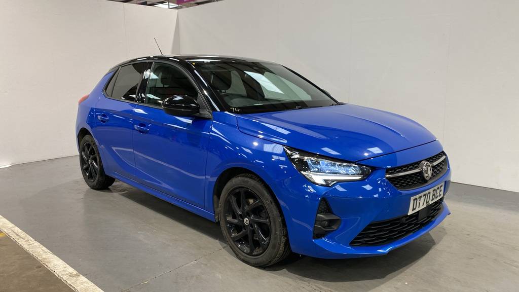 Compare Vauxhall Corsa 1.5 Turbo D Sri Nav Premium DT70BCE Blue