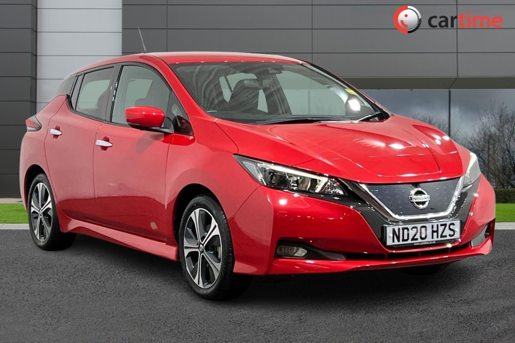 Compare Nissan Leaf N-connecta 148 Bhp 8In Satellite Navigation Dis ND20HZS Red