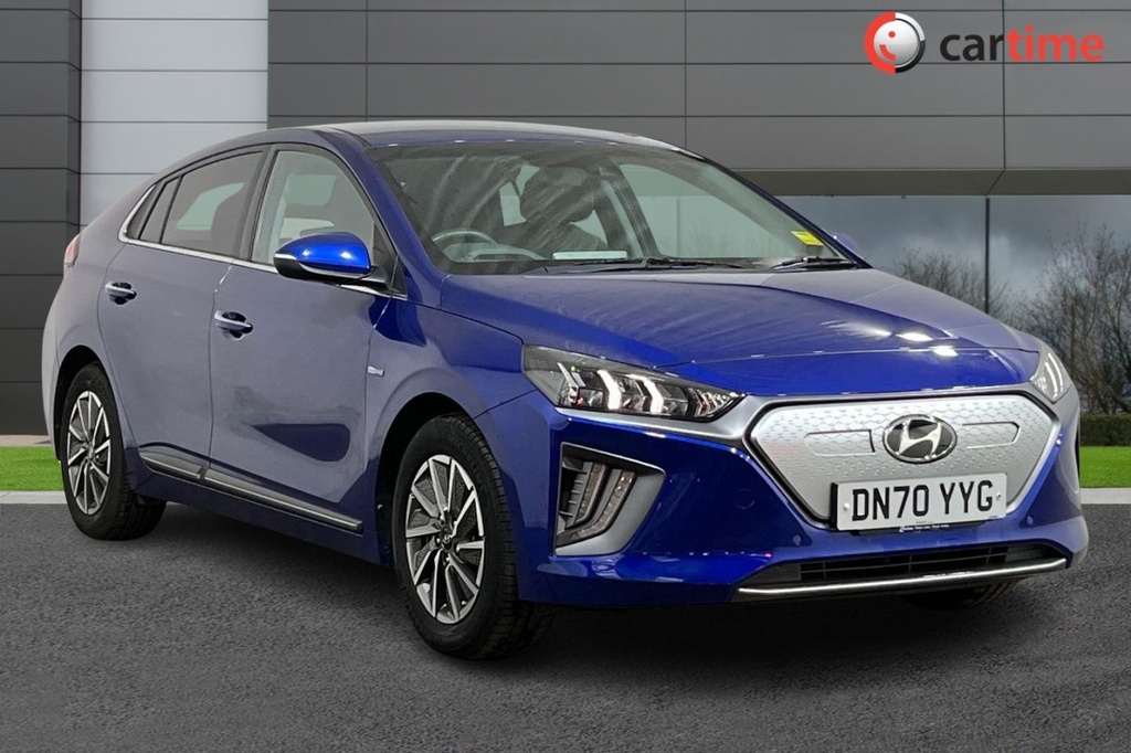 Compare Hyundai Ioniq Premium Se 135 Bhp Parking Sensors, Heated Stee DN70YYG Blue