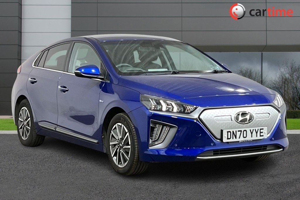 Compare Hyundai Ioniq Premium Se 135 Bhp Heated Steering Wheel, Parki DN70YYE Blue