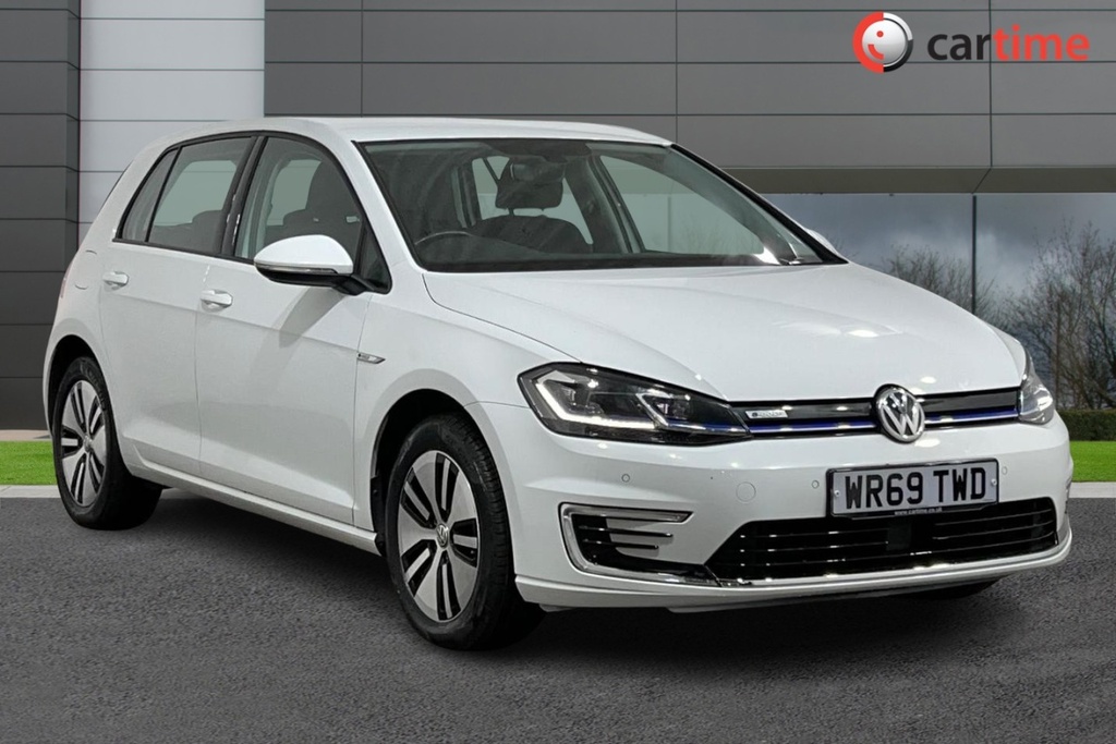 Compare Volkswagen e-Golf E-golf 135 Bhp Android Carplay, Adap WR69TWD White
